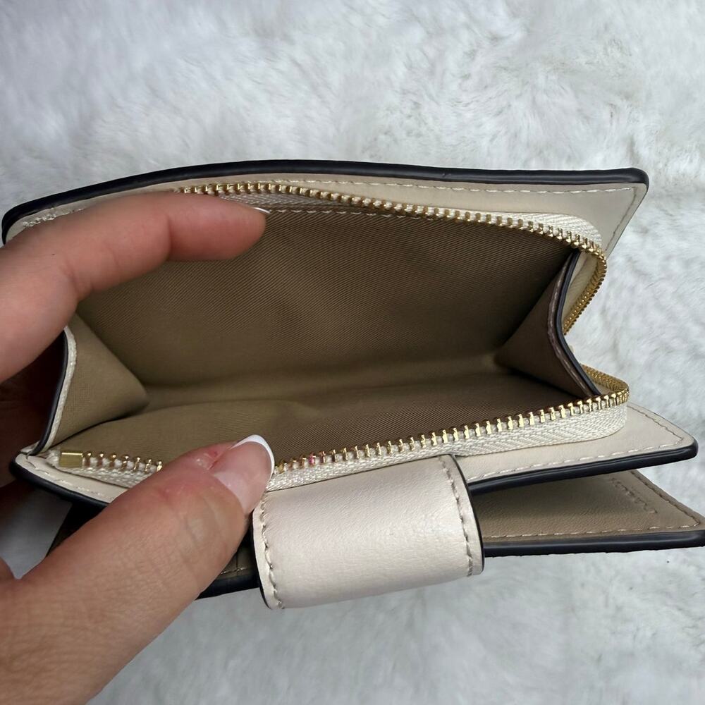 COACH Medium Corner Zip Wallet with Ornament Print - Picture 3 of 8